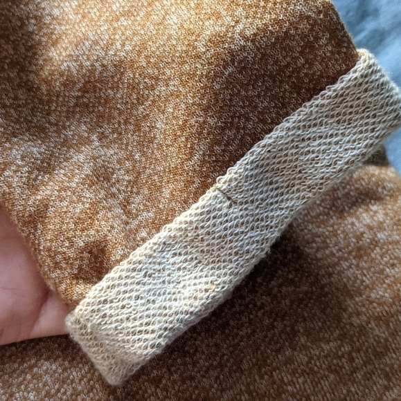 𝅺DAY trip Heathered Tan Boho Beaded Sweatshirt S - Picture 4 of 11